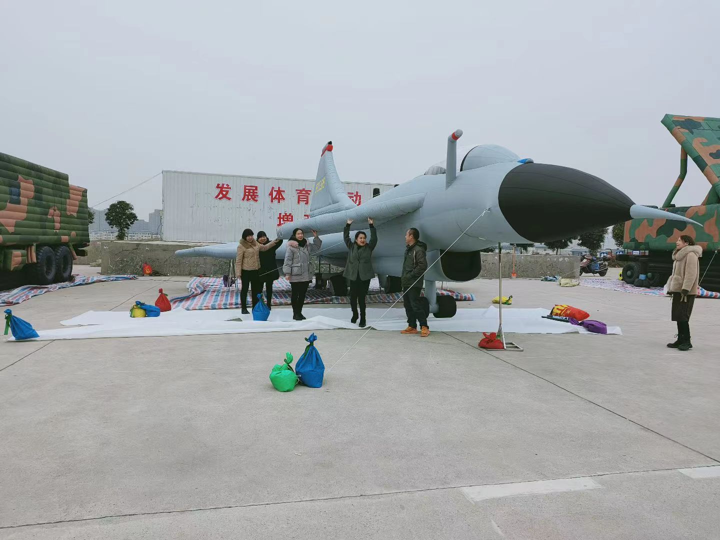 安徽战场幻影：西陵充气飞机的战术战斗